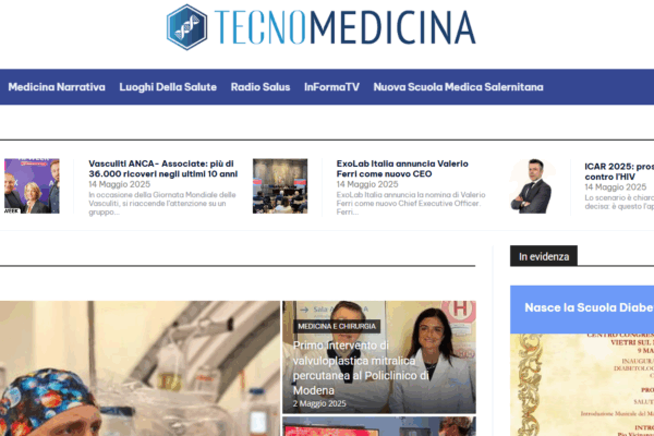 Recensione di tecnomedicina.it: Un Portale Informativo Essenziale per il Settore Medico tecnomedicina schermata