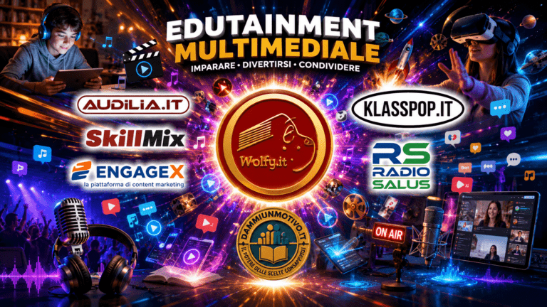 Edutainment audio per Grandi, Piccini e Professionisti