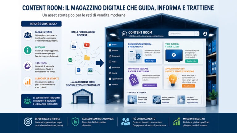 Content Room: Cos’è e perché è la chiave per la fedeltà del cliente e la Lead Generation