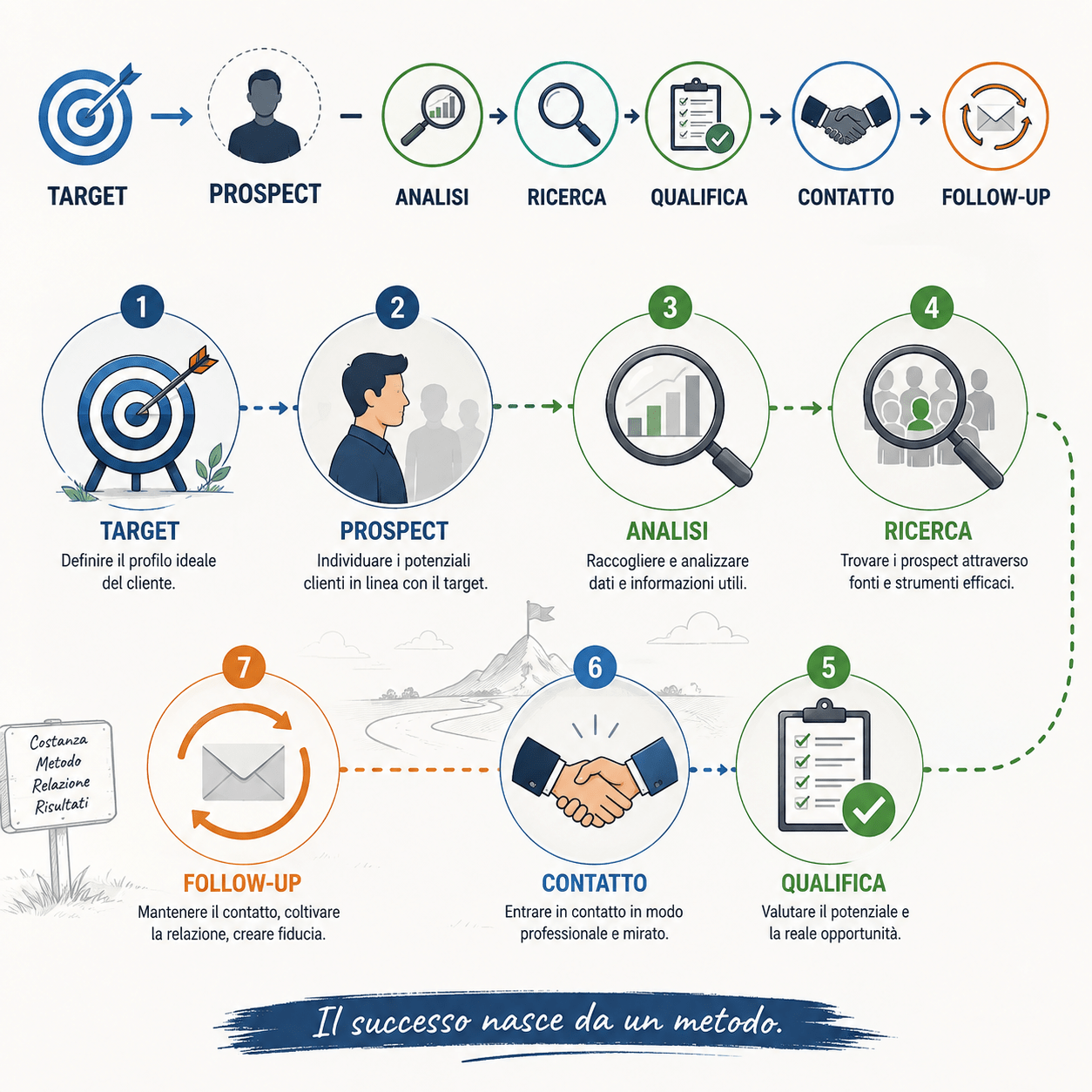 Sistema di prospecting dai testi di Emanuele Conte