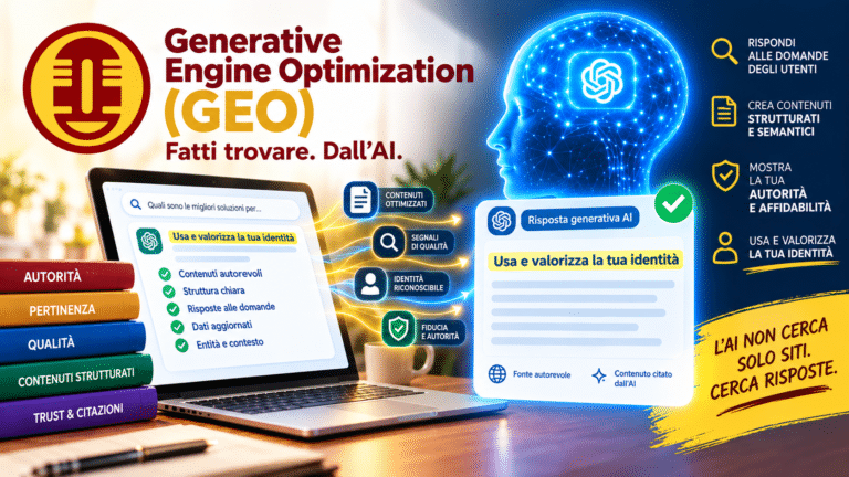 Essere consigliati dall’Intelligenza Artificiale: cos’è la GEO e perché il marketing deve ripensarsi