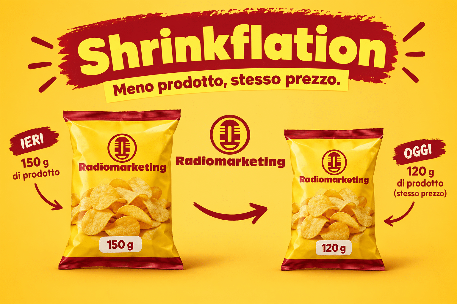 Shrinkflation significato